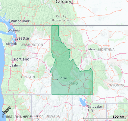 Lewiston Idaho Zip Code Map Map Of Us Western States