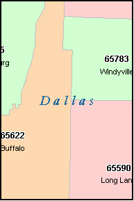 Dallas+tx+zip+code+map+free