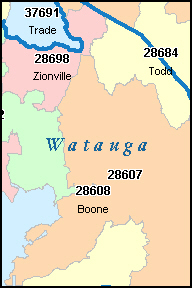 BOONE North Carolina, NC ZIP Code Map Our BOONE, NC ZIP code map is available for the entire state or you can order