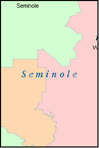 Seminole County Zip Code Map Interactive Map - Bank2home.com