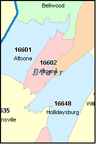 Altoona Pa Map