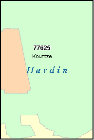 BATSON Texas, TX ZIP Code Map