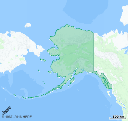 Listing of all Zip Codes in the state of Alaska