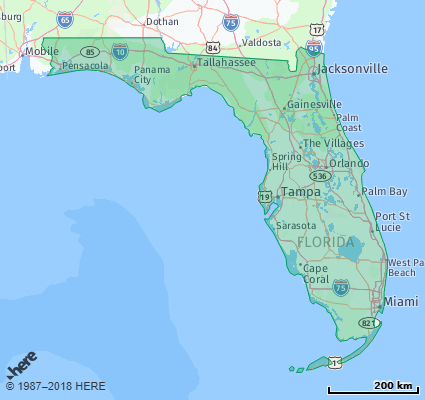 Zip Code Map Florida