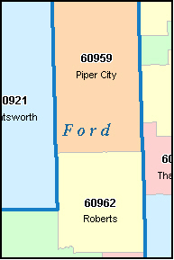 County ford illinois map #5