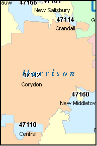 harrison township zip code