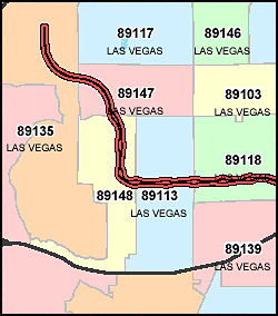 Nevada ZIP Code Map including County Maps